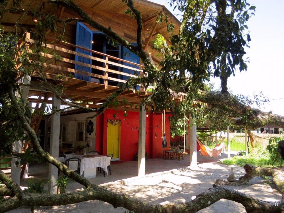 Casa Estilosa E Rustica Com Vista Para O Por Do Sol Da Ilha Do Mel! Bagian luar foto