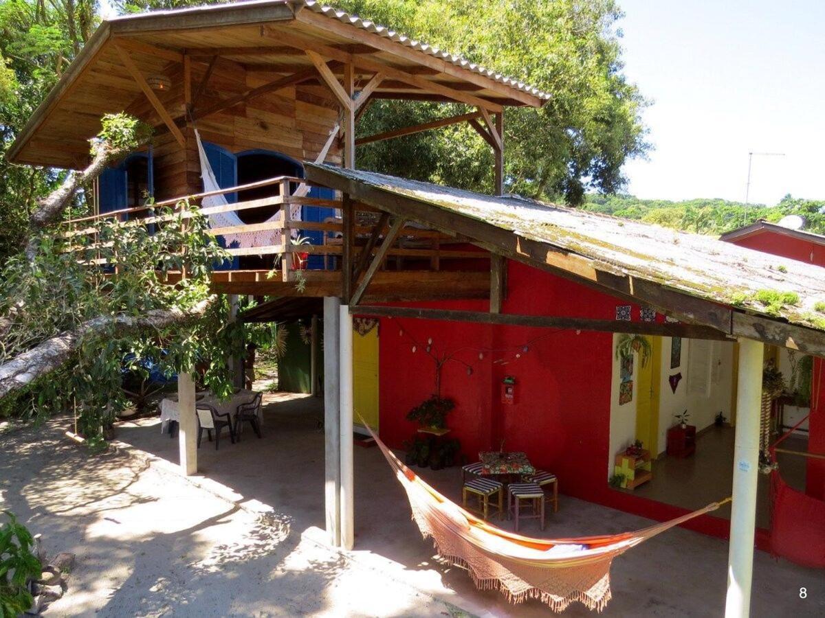 Casa Estilosa E Rustica Com Vista Para O Por Do Sol Da Ilha Do Mel! Bagian luar foto