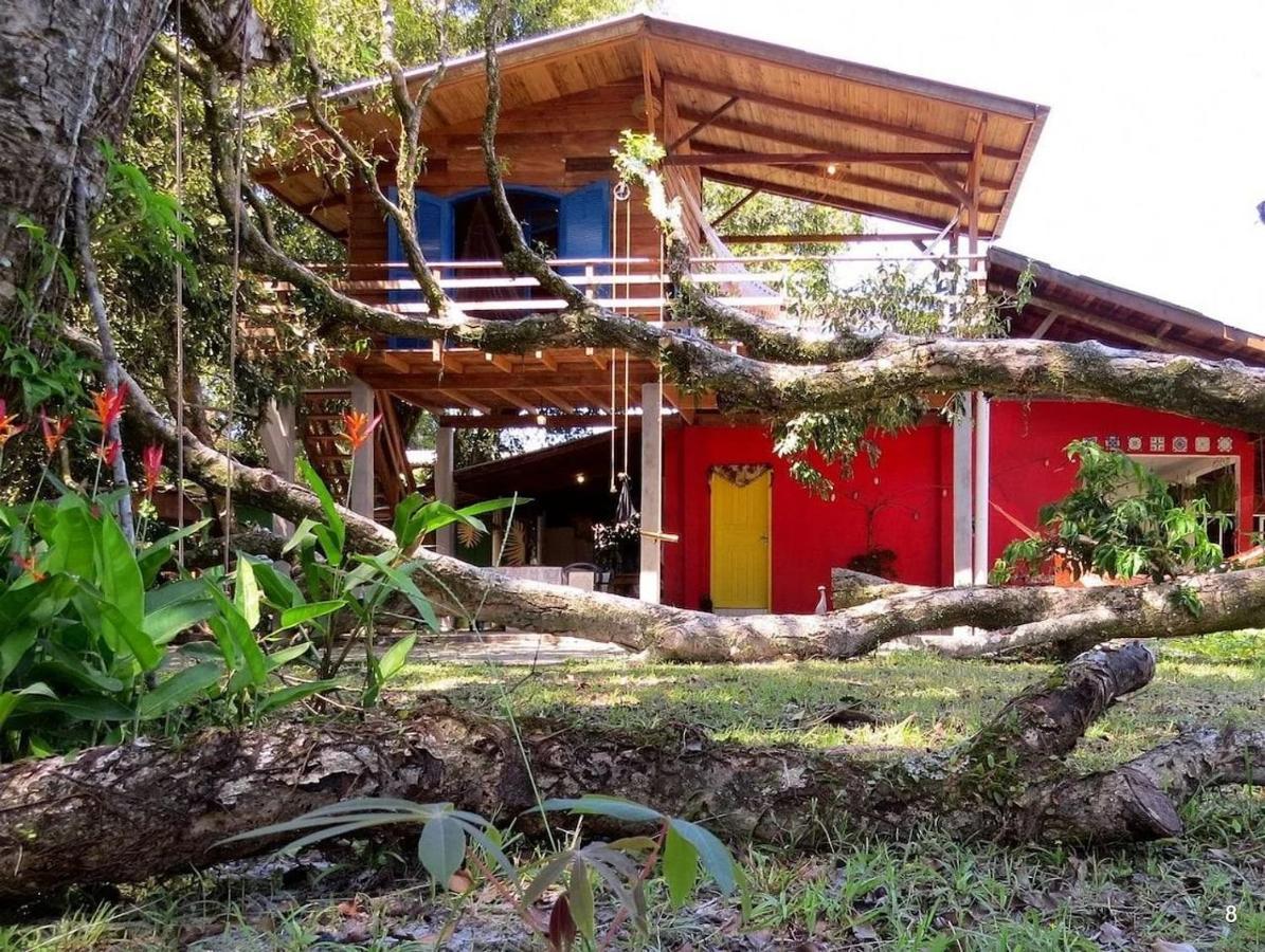 Casa Estilosa E Rustica Com Vista Para O Por Do Sol Da Ilha Do Mel! Bagian luar foto