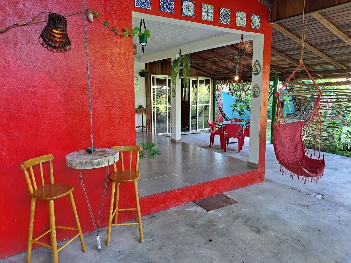 Casa Estilosa E Rustica Com Vista Para O Por Do Sol Da Ilha Do Mel! Bagian luar foto