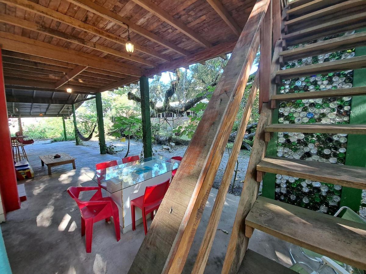 Casa Estilosa E Rustica Com Vista Para O Por Do Sol Da Ilha Do Mel! Bagian luar foto