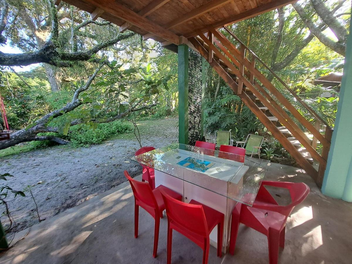 Casa Estilosa E Rustica Com Vista Para O Por Do Sol Da Ilha Do Mel! Bagian luar foto